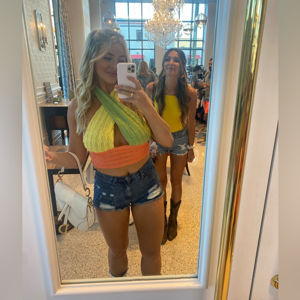 Colorful Halter top